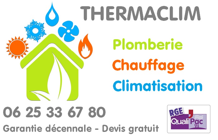 thermaclim plomberie chauffage climatisation RGE Qualipac